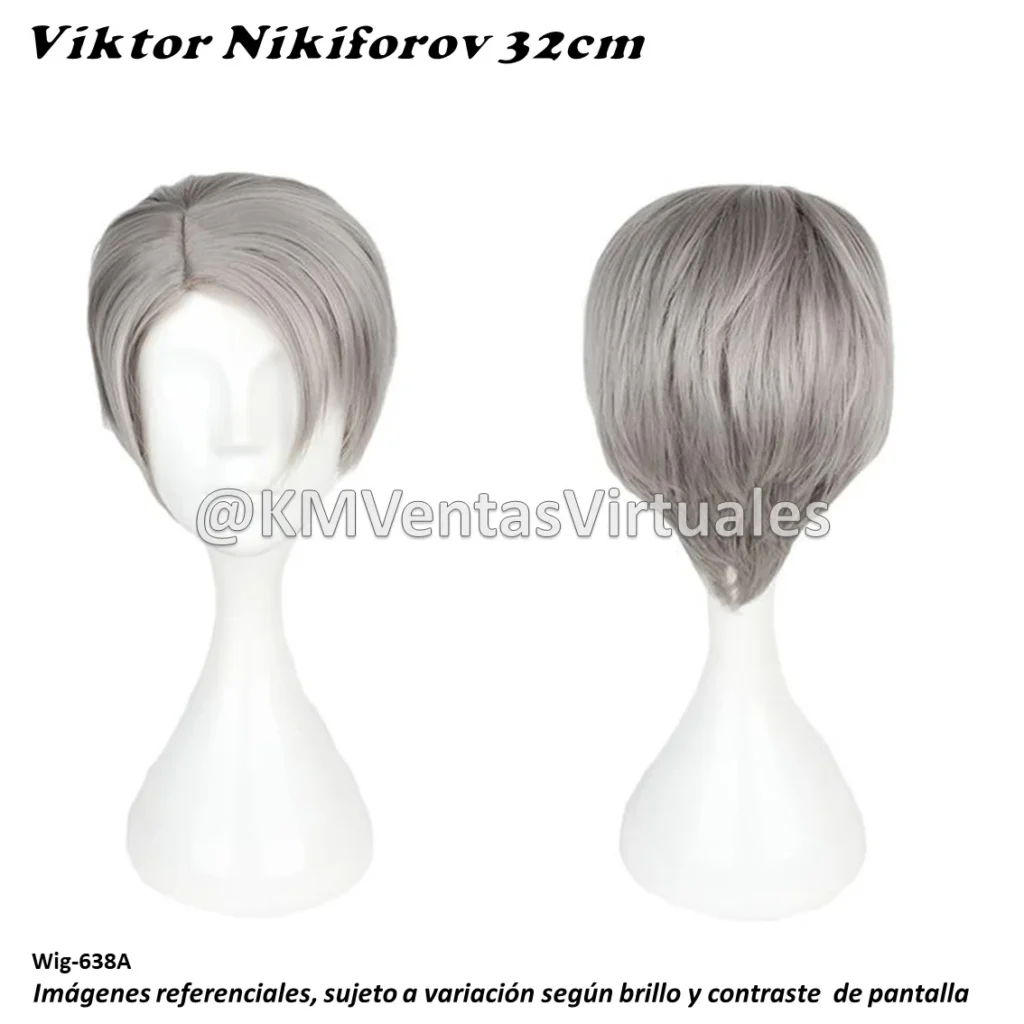 Peluca Victor Gris Corta (WIG-638A)