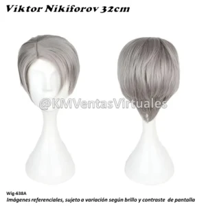 Peluca Victor Gris Corta (WIG-638A)