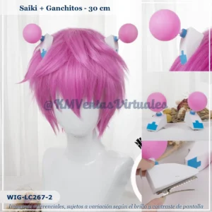 Peluca Kusuo Rosado Corta (WIGLC267-2)
