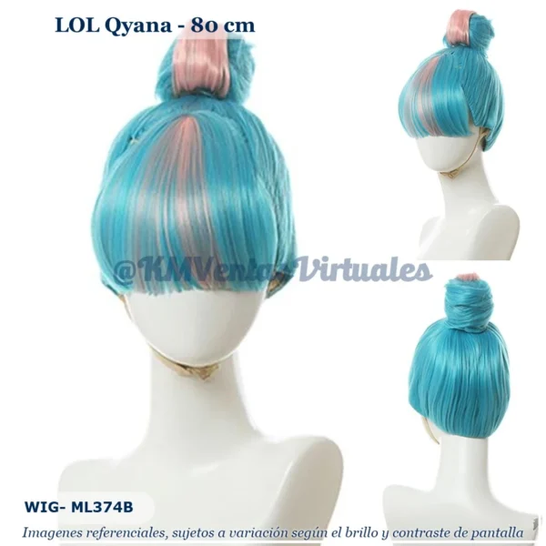 Peluca Qiyana Mixto Corta (WIG-ML374B)