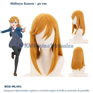 Peluca Kanon Naranja Corta (WIG-ML491)