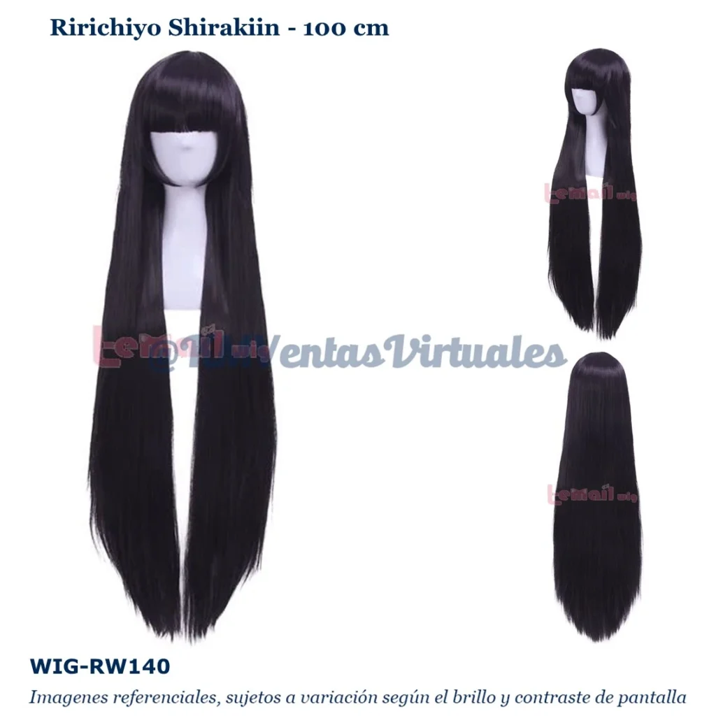 Peluca Ririchiyo Negro Larga (WIG-RW140)