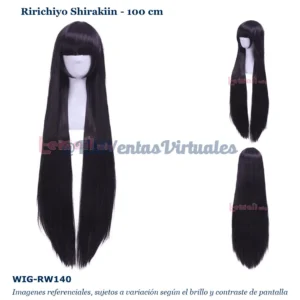 Peluca Ririchiyo Negro Larga (WIG-RW140)