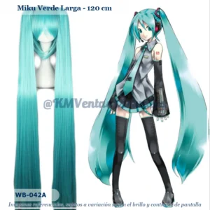 Peluca Miku Verde Larga (WB-042A)