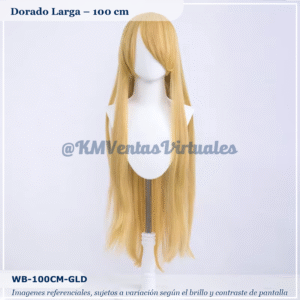 Peluca Rubio Larga (WB-100CM-GLD)