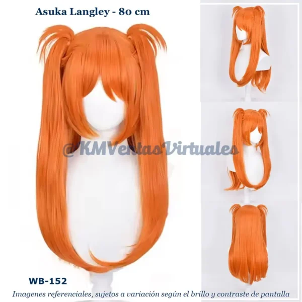 Peluca Asuka Naranja Larga (WB-152)