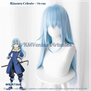Peluca Rimuru Celeste Mediana (WB-473AA)
