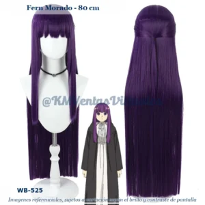 Peluca Fern Morado Larga (WB-525)