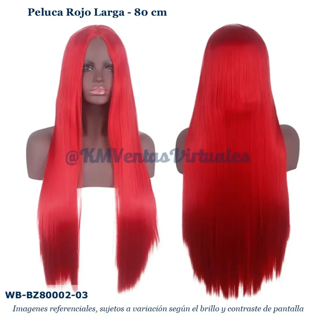 Peluca Rojo Larga (WB-BZ80002-03)