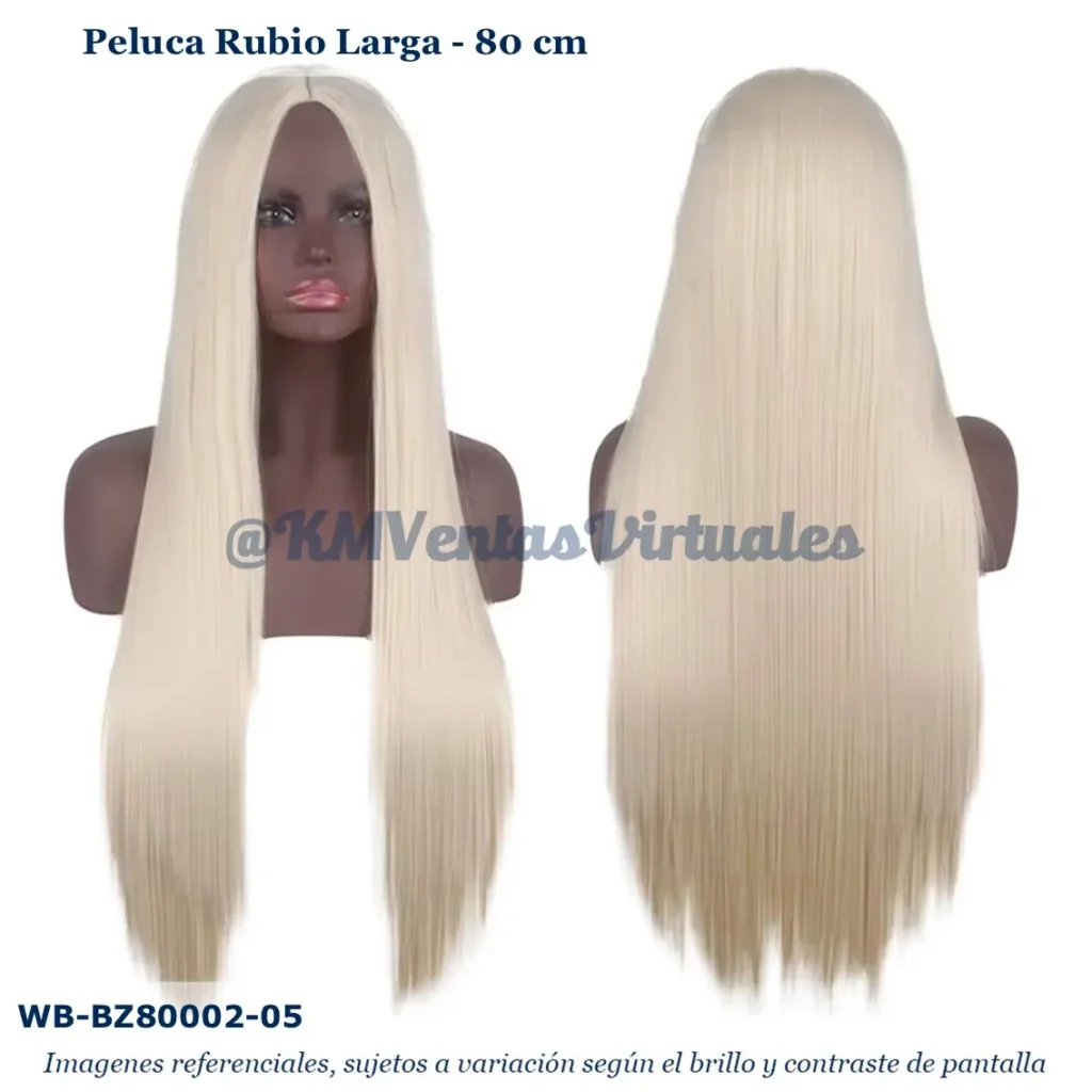 Peluca Rubio Larga (WB-BZ80002-05)