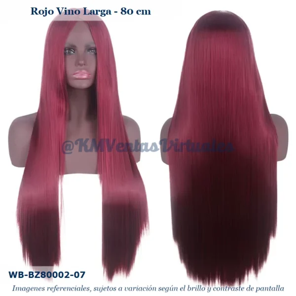 Peluca Rojo Larga (WB-BZ80002-07)