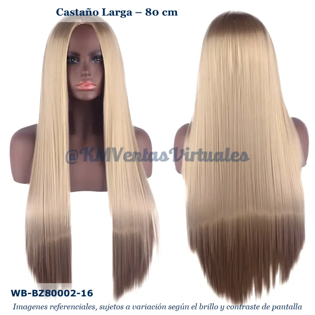 Peluca Castaño Larga (WB-BZ80002-16)