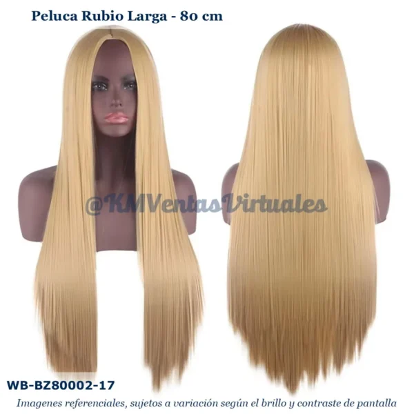 Peluca Rubio Larga (WB-BZ80002-17)