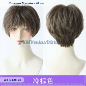 Peluca Estilo Coreano Mixto Corta (WB-D128-CB)