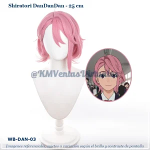 Peluca Shiratori Rosado Corta (WB-DAN-03)
