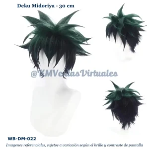 Peluca Deku Verde Corta (WB-DM-022)