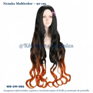 Peluca Nezuko Mixto Larga (WB-DM-086)