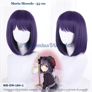 Peluca Marin Morado Corta (WB-DM-184-1)