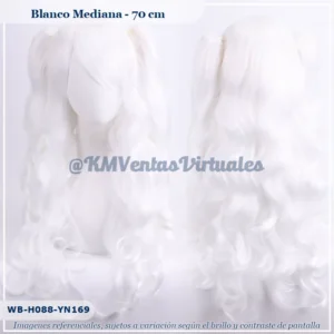 Peluca Lolita Blanco Mediana (WB-H088-YN169)