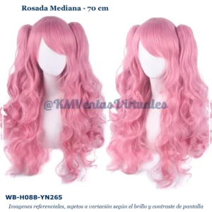 Peluca Lolita Rosado Mediana (WB-H088-YN265)