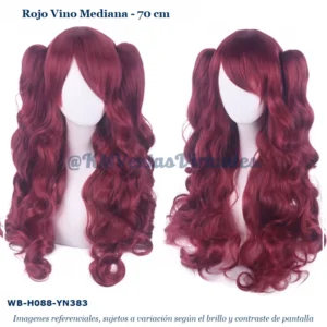Peluca Lolita Rojo Mediana (WB-H088-YN383)