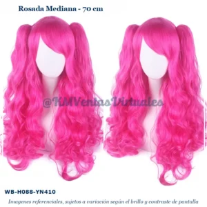 Peluca Lolita Rosado Mediana (WB-H088-YN410)