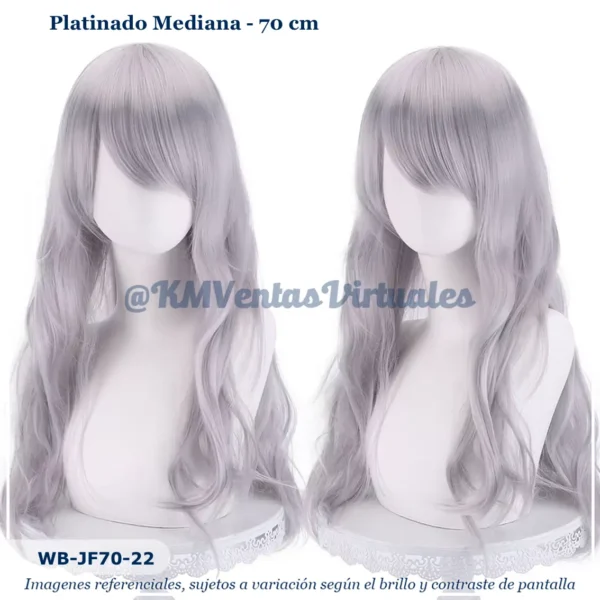 Peluca Platinado Mediana (WB-JF70-22)