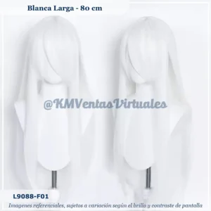 Peluca Blanco Larga (WB-L9088-F01)