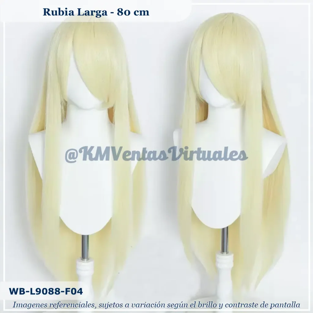 Peluca Runa  Rubio Larga (WB-L9088-F04)
