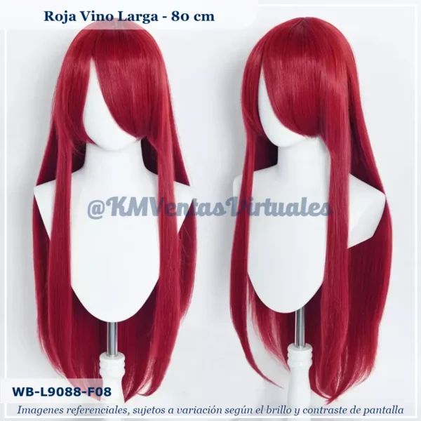 Peluca Rojo Larga (WB-L9088-F08)
