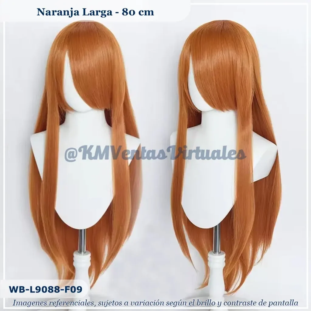 Peluca Asuka Naranja Larga (WB-L9088-F09)