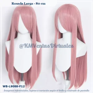Peluca Lulipampin Rosado Larga (WB-L9088-F12)