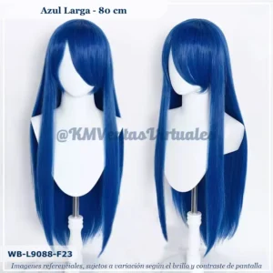 Peluca Azul Larga (WB-L9088-F23)