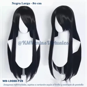 Peluca Negro Larga (WB-L9088-F28)
