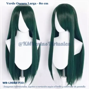 Peluca Verde Larga (WB-L9088-F33)