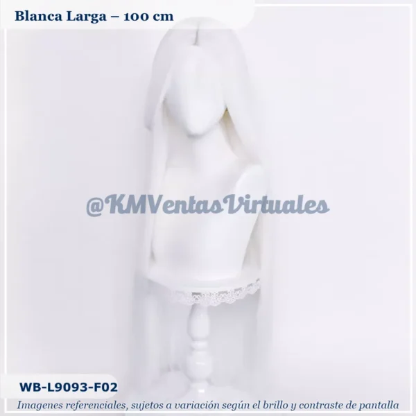 Peluca Blanco Larga (WB-L9093-F02)