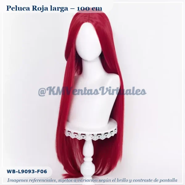 Peluca Rojo Larga (WB-L9093-F06)