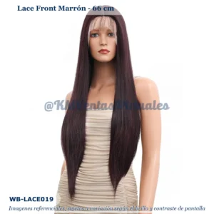 Peluca Lace Front Marrón Mediana (WB-LACE019)