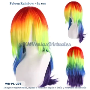 Peluca Rainbow Mixto Mediana (WB-PL-296)