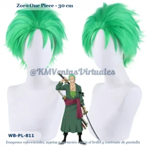 Peluca Zoro Verde Corta (WB-PL-811)