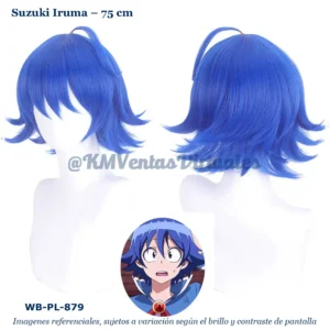 Peluca Iruma Azul Mediana (WB-PL-879)