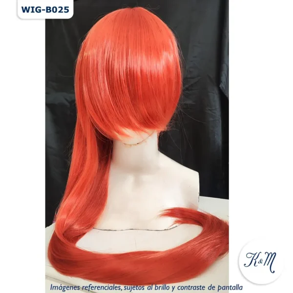 Peluca Naranja Larga (WB-PL099-25) - Image 3