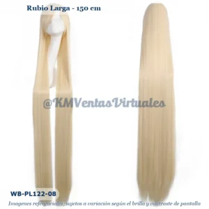 Peluca 150cm Rubio Larga (WB-PL122-08)