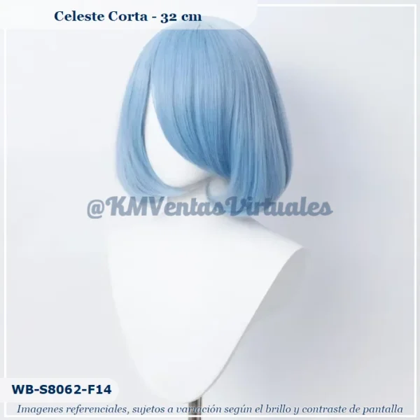 Peluca Celeste Corta (WB-S8062-F14)