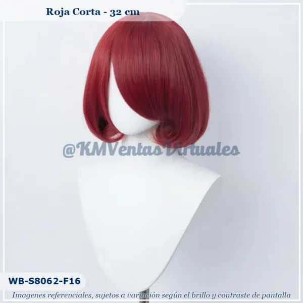 Peluca Rojo Corta (WB-S8062-F16)