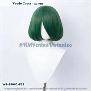Peluca Verde Corta (WB-S8062-F23)