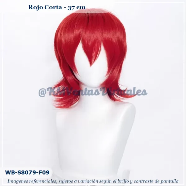 Peluca Rojo Corta (WB-S8079-F09)