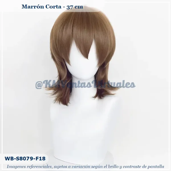 Peluca Marrón Corta (WB-S8079-F18)
