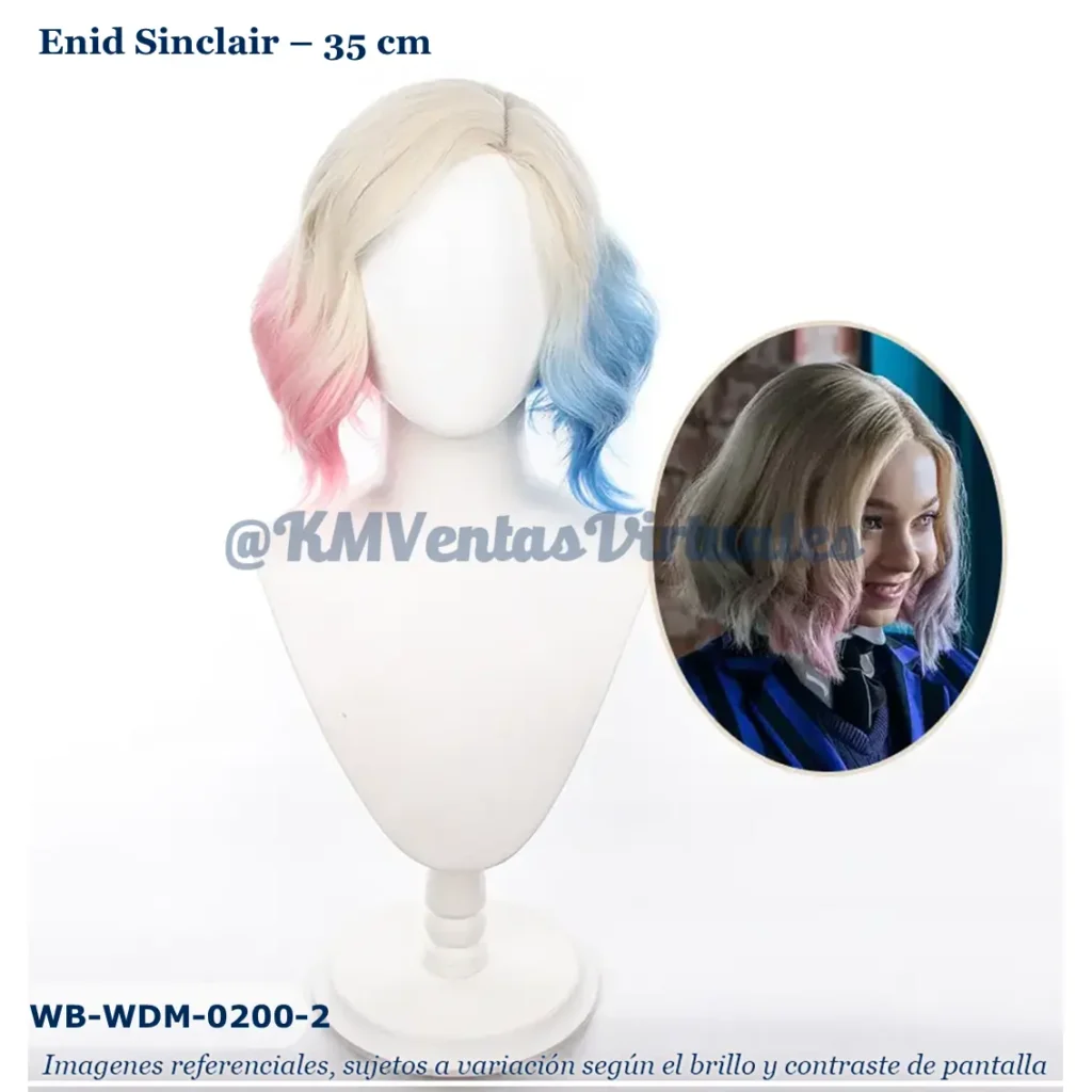 Peluca Enid Mixto Corta (WB-WDM-0200-2)
