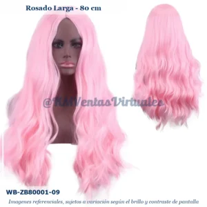 Peluca Rosado Larga (WB-ZB80001-09)